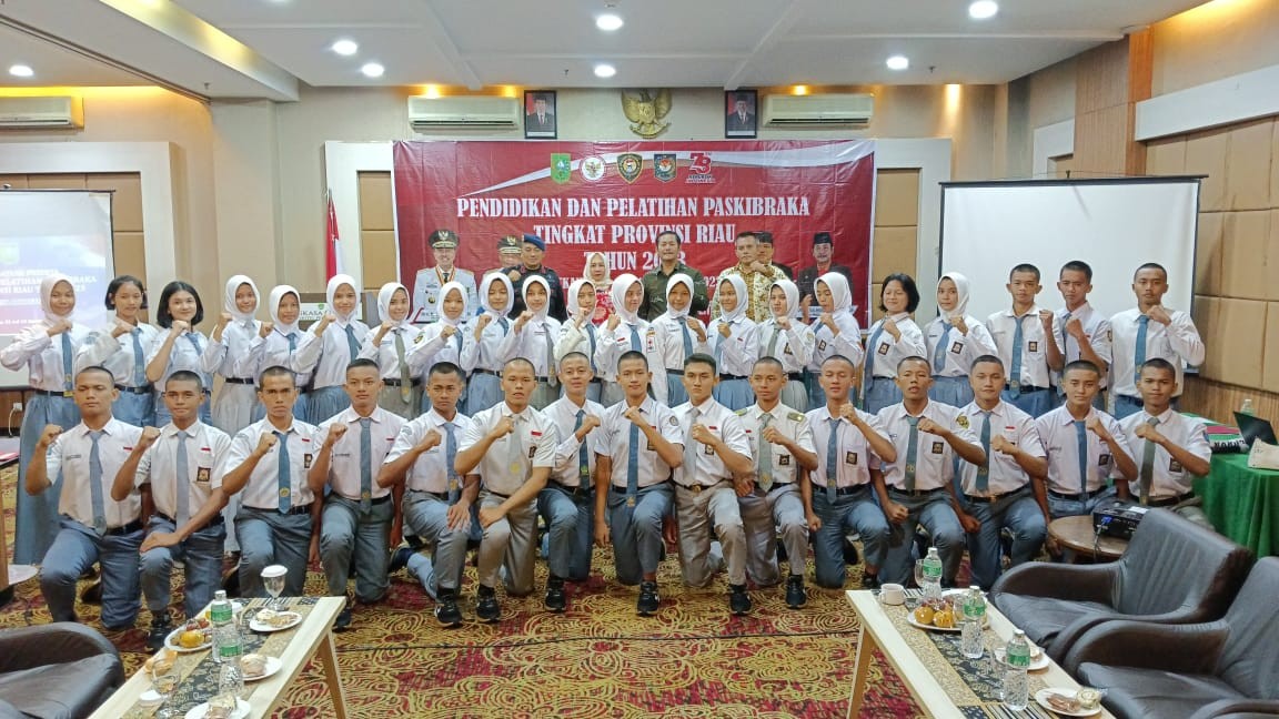 Pendidikan dan Latihan (Diklat) Pasukan Pengibar Bendera Pusaka (Paskibraka) Provinsi Riau Tahun 2023